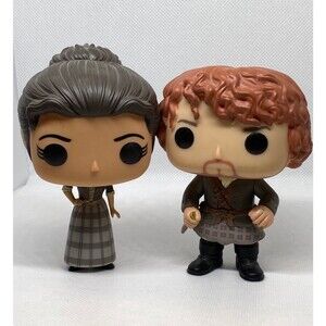 Funko Pop! Outlander #250 Claire Randall & #251 Jamie Fraser (2015) No Boxes